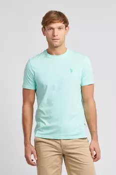 Мужская футболка стандартного кроя с двумя всадниками U.S. Polo Assn, синий