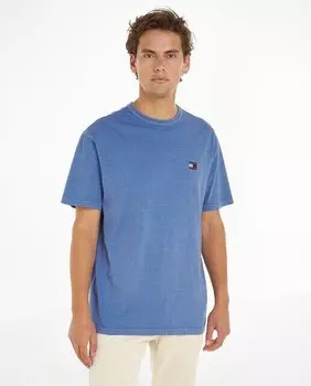 Мужская футболка стандартного кроя с короткими рукавами Tommy Jeans, индиго