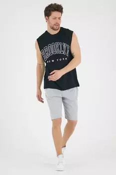 Мужская футболка стандартного кроя с круглым вырезом с принтом Brooklyn SPR22TS116 Sperlife, черный