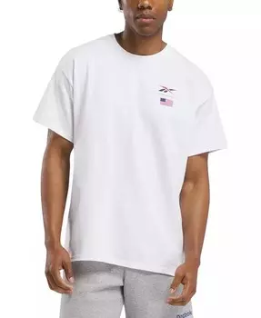 Мужская футболка стандартного кроя с рисунком Dedicated Nation Reebok, белый