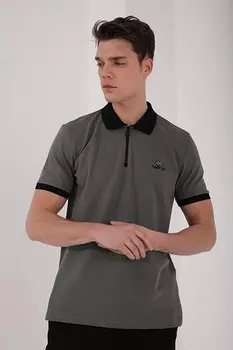 Мужская футболка стандартного кроя с воротником поло ala TOMMYLIFE