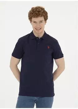 Мужская футболка стандартного кроя темно-синего цвета PASTIY024 U.S. Polo Assn., темно-синий