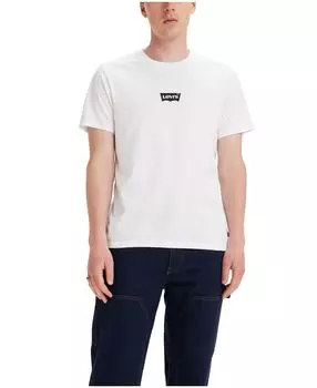 Мужская футболка стандартной посадки с коротким рукавом и графическим круглым вырезом Levi's, мульти