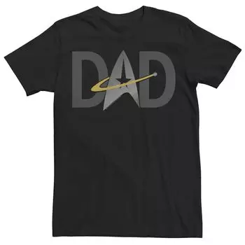 Мужская футболка Star Trek Dad Insignia Licensed Character