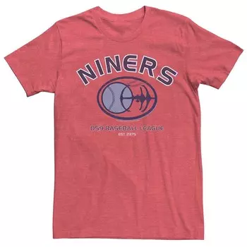 Мужская футболка Star Trek Deep Space Niners Licensed Character, цвет Red Heather