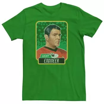 Мужская футболка Star Trek Engineer Scotty St. Патрика Licensed Character