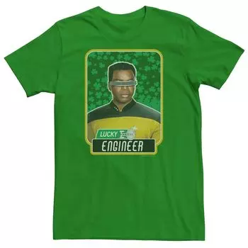 Мужская футболка Star Trek La Forge ко Дню Святого Патрика Licensed Character