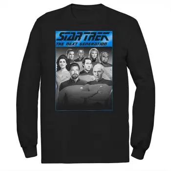 Мужская футболка Star Trek Next Generation Group Shot Licensed Character