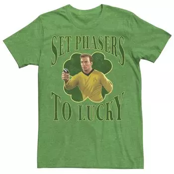 Мужская футболка Star Trek Next Generation St. Patty's Lucky Tee Licensed Character