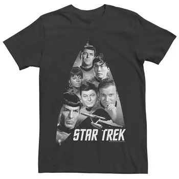 Мужская футболка Star Trek: The Original Series The Gang Retro Licensed Character