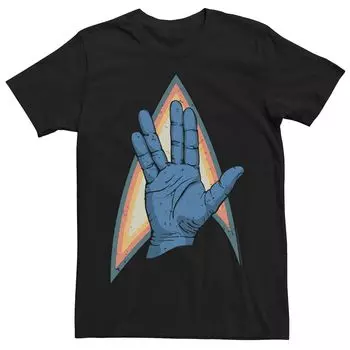 Мужская футболка Star Trek Vulcan Salute Licensed Character
