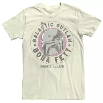 Мужская футболка Star Wars Boba Fett Galactic Outlaw Bounty Hunter Licensed Character