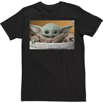 Мужская футболка Star Wars Child In A Box с фотографией из натуральной кожи Licensed Character
