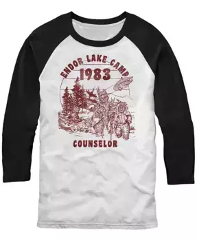 Мужская футболка Star Wars Endor Camper реглан Fifth Sun, мультиколор