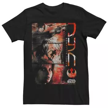 Мужская футболка Star Wars Jyn Action Shots Licensed Character
