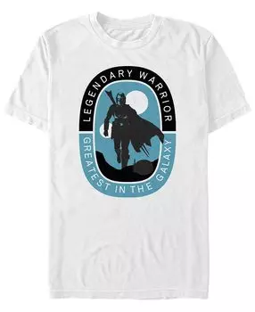 Мужская футболка star wars mandalorian legendary warrior greatest in the galaxy Fifth Sun, белый