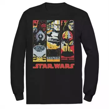 Мужская футболка Star Wars Maul Trooper Anakin со вставками в стиле ретро Licensed Character