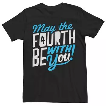 Мужская футболка Star Wars May The Fourth Mashup Licensed Character