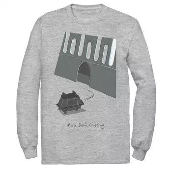 Мужская футболка Star Wars Mouse Droid Crossing Licensed Character