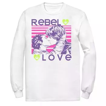 Мужская футболка Star Wars Rebel Love на День святого Валентина Licensed Character