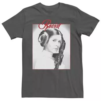 Мужская футболка Star Wars Resist Princess Leia Licensed Character