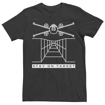 Мужская футболка Star Wars Stay On Target X-Wing Licensed Character