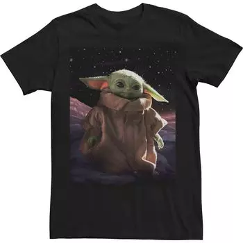 Мужская футболка Star Wars The Child aka Baby Yoda для прогулок в космосе Licensed Character