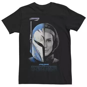 Мужская футболка Star Wars: The Mandalorian Bo-Katan Split Face R17 Licensed Character