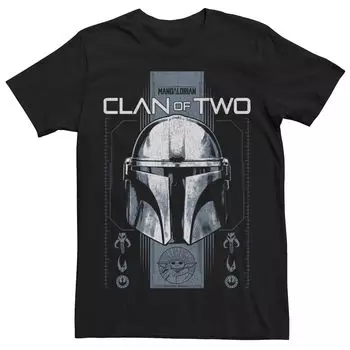 Мужская футболка Star Wars The Mandalorian Clan Of Two Licensed Character