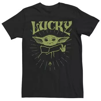 Мужская футболка Star Wars The Mandalorian Grugo Luck St. Патрика Licensed Character
