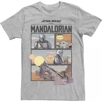 Мужская футболка Star Wars The Mandalorian Mando Comic Boxed Up Licensed Character
