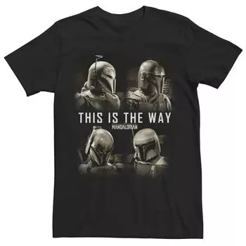Мужская футболка Star Wars: The Mandalorian This Is The Way Fade Box Up R15 Licensed Character