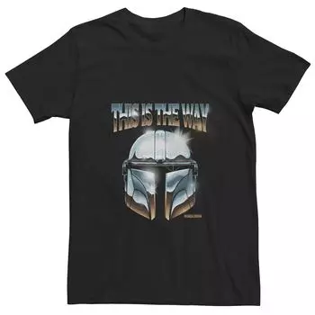 Мужская футболка Star Wars The Way с хромированным куполом Licensed Character