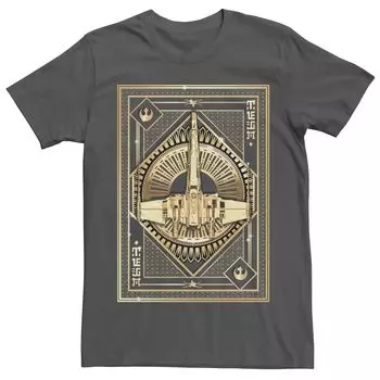 Мужская футболка Star Wars X-Wing Gold Card Licensed Character