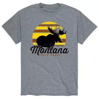 Мужская футболка State Parks Montana Licensed Character