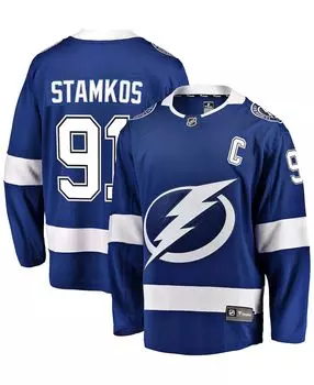 Мужская футболка steven stamkos blue tampa bay lightning breakaway player Fanatics, синий