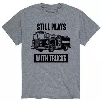 Мужская футболка Still Plays With Trucks Licensed Character