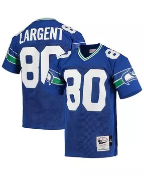 Мужская футболка Стивена Ларджента Ройал Сиэтл Сихокс из аутентичного игрока в отставке Mitchell & Ness