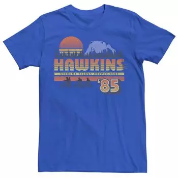 Мужская футболка "Stranger Things" Hawkins Strange Things 85 в стиле ретро Licensed Character