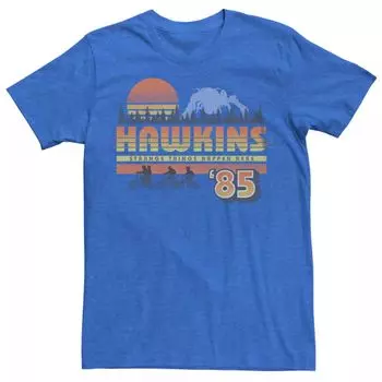 Мужская футболка "Stranger Things" Hawkins Strange Things 85 в стиле ретро Licensed Character
