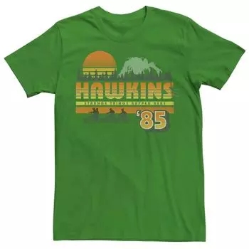 Мужская футболка "Stranger Things" Hawkins Strange Things 85 в стиле ретро Licensed Character