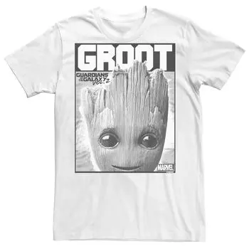 Мужская футболка «Стражи Галактики» Groot Licensed Character, белый