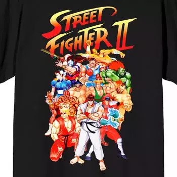 Мужская футболка Street Fighter с персонажами группы Licensed Character