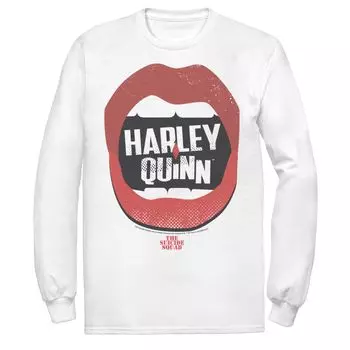 Мужская футболка Suicide Squad Harley Quinn Lips Licensed Character