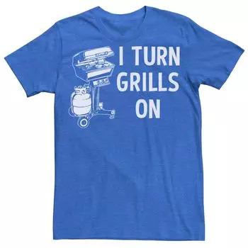 Мужская футболка Sun I Turn Grills Turn с графическим рисунком Licensed Character