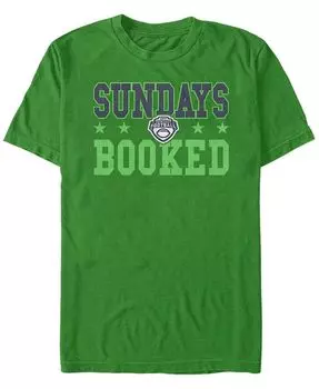 Мужская футболка Sundays Booked Stack с короткими рукавами и круглым вырезом Fifth Sun, зеленый