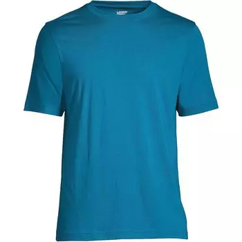 Мужская футболка Supima с короткими рукавами Lands' End