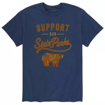Мужская футболка Support Our State Parks Licensed Character