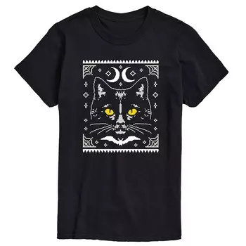 Мужская футболка-свитер Cat Ugly Licensed Character, черный