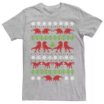 Мужская футболка-свитер Jurassic World Dino Ugly Holiday Licensed Character